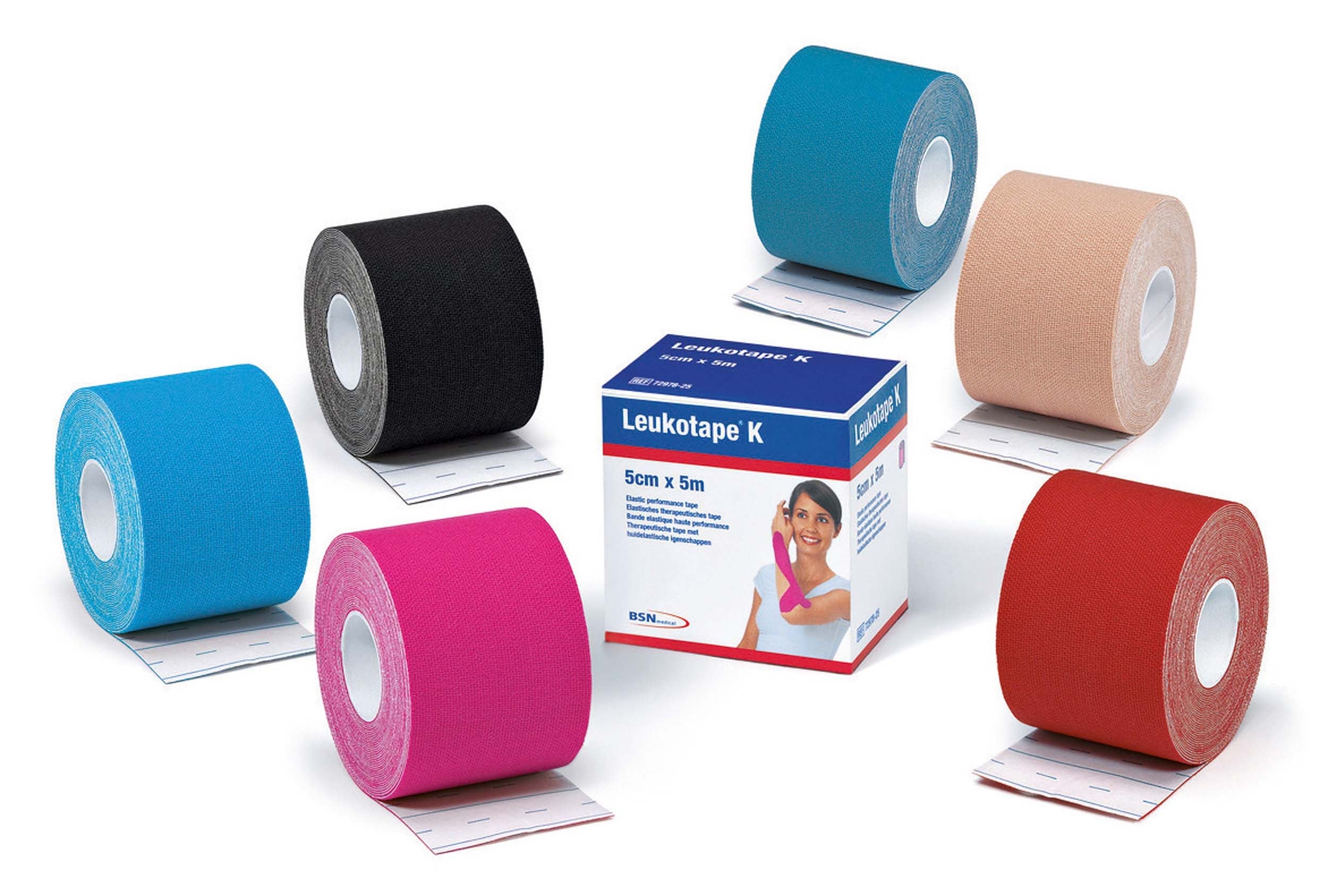 Bande adhésive élastique pour taping - Leukotape K by BSN Medical