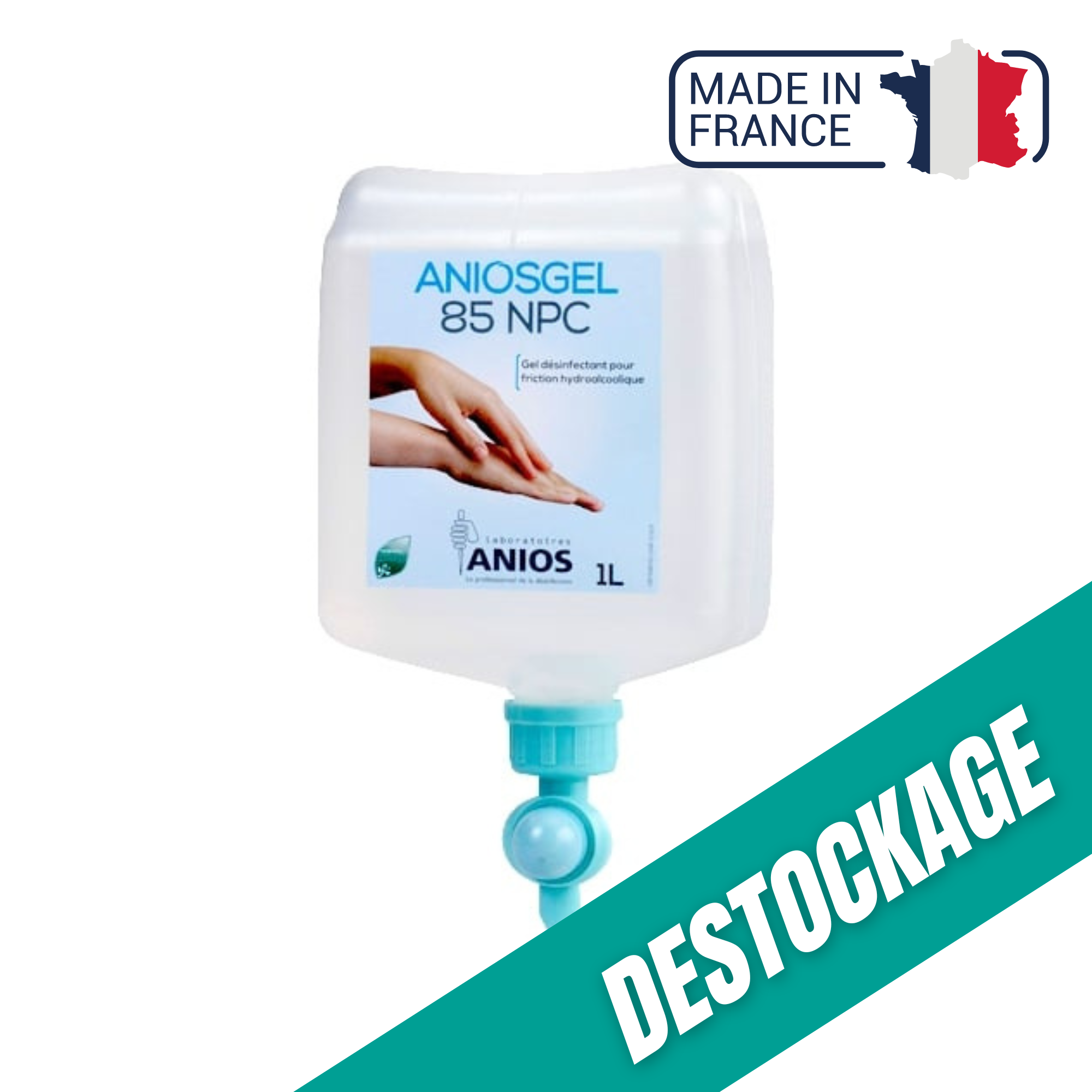 Aniosgel 85 NPC - Gel désinfectant - 3 formats disponibles // Destockage