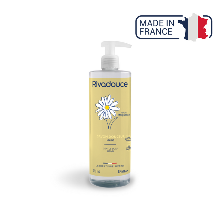 Savon douceur mains Marguerite - 250ml - Rivadouce Rivadouce