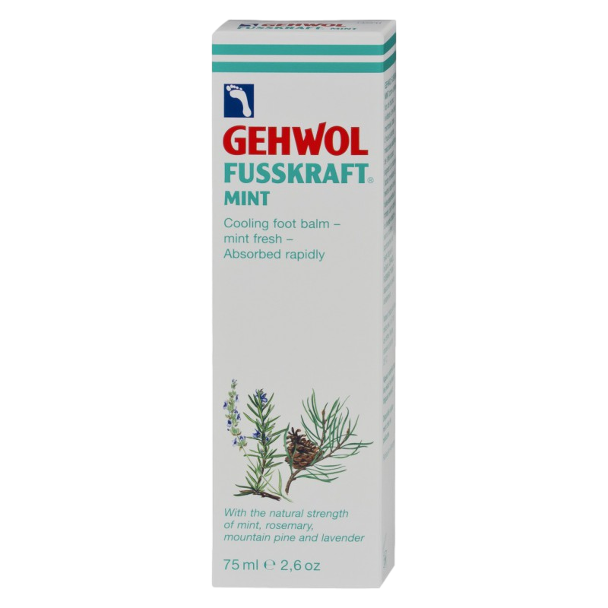 Baume rafraîchissant pour les pieds - 1 tube de 75 ml - Gehwol 