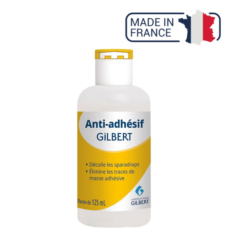 Anti-adhésif - Décolle les sparadraps -  Flacon de 125 ml - Gilbert - My Podologie