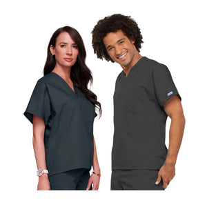 Biarritz - Tunique médicale - Col V - Unisexe - Cherokee Cherokee Authentic Workwear  Anthracite-3XL