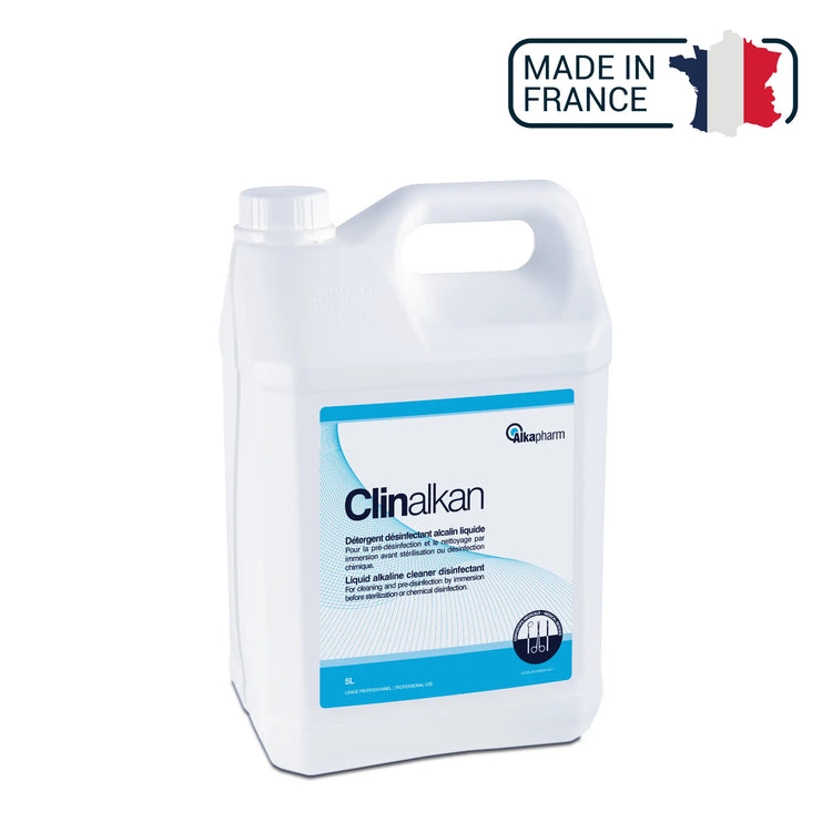 Clinalkan - Détergent désinfectant liquide alcalin - 2 conditionnements - ALKAPHARM - My Podologie