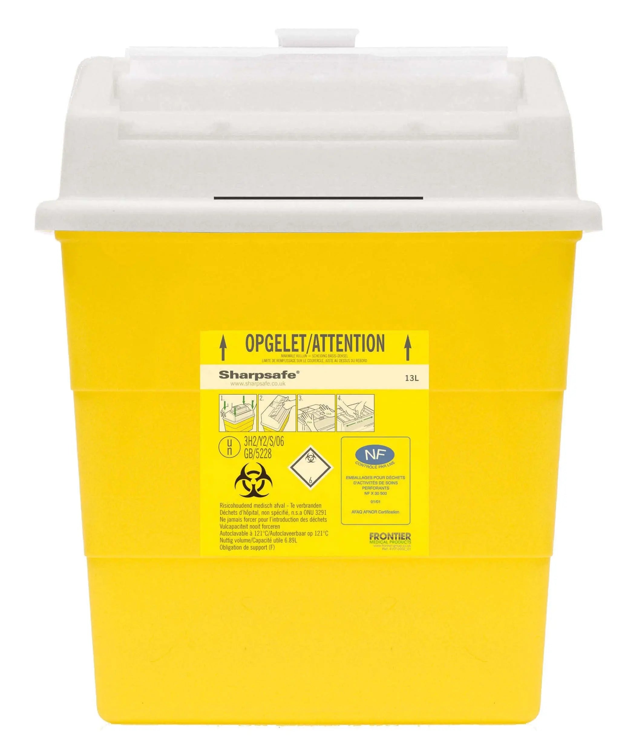 Collecteur de Dechets Sharpsafe - Hospidex - My Podologie