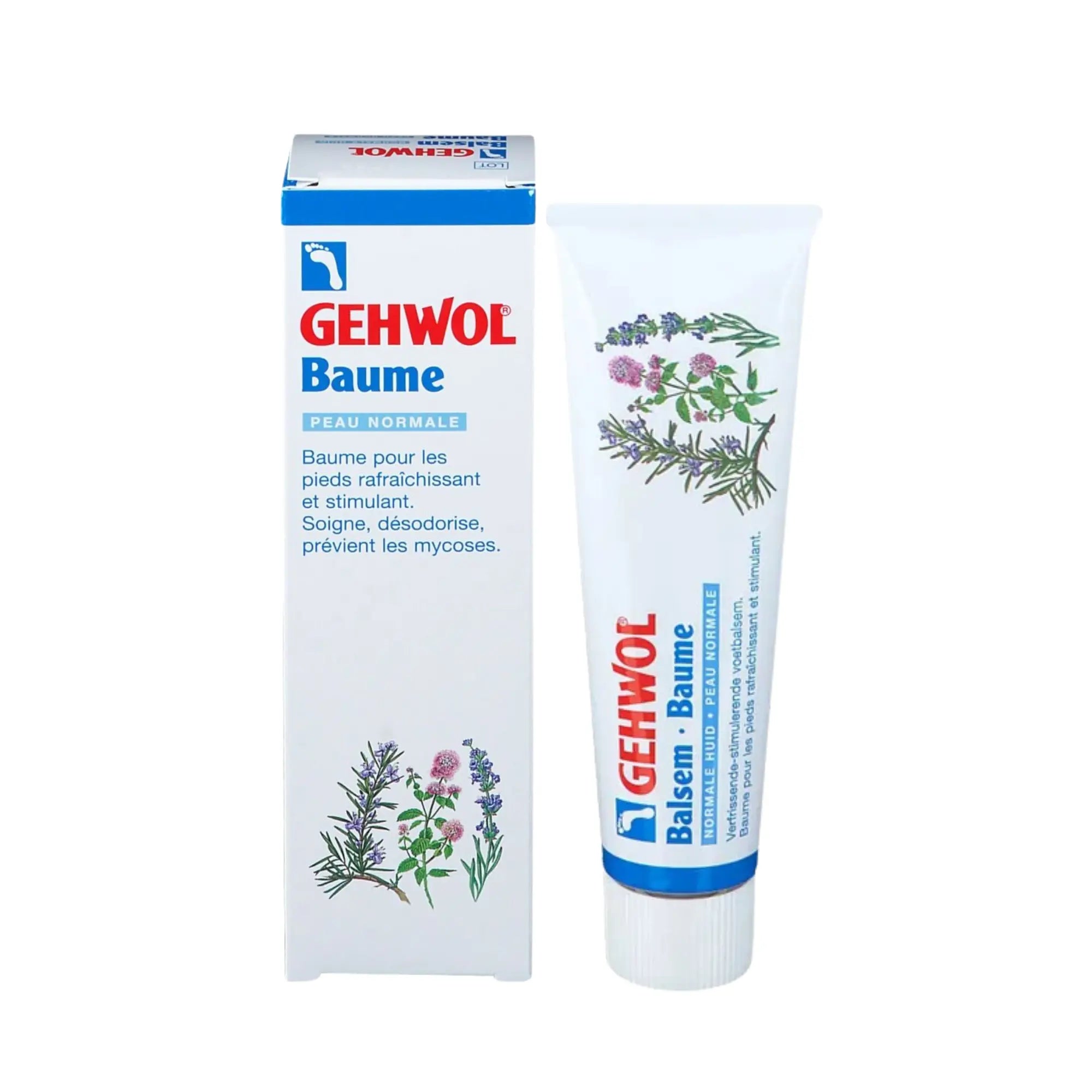 Gehwol - Baume pour les pieds rafraîchissant et stimulant - 1 tube de 75 ml Gehwol 