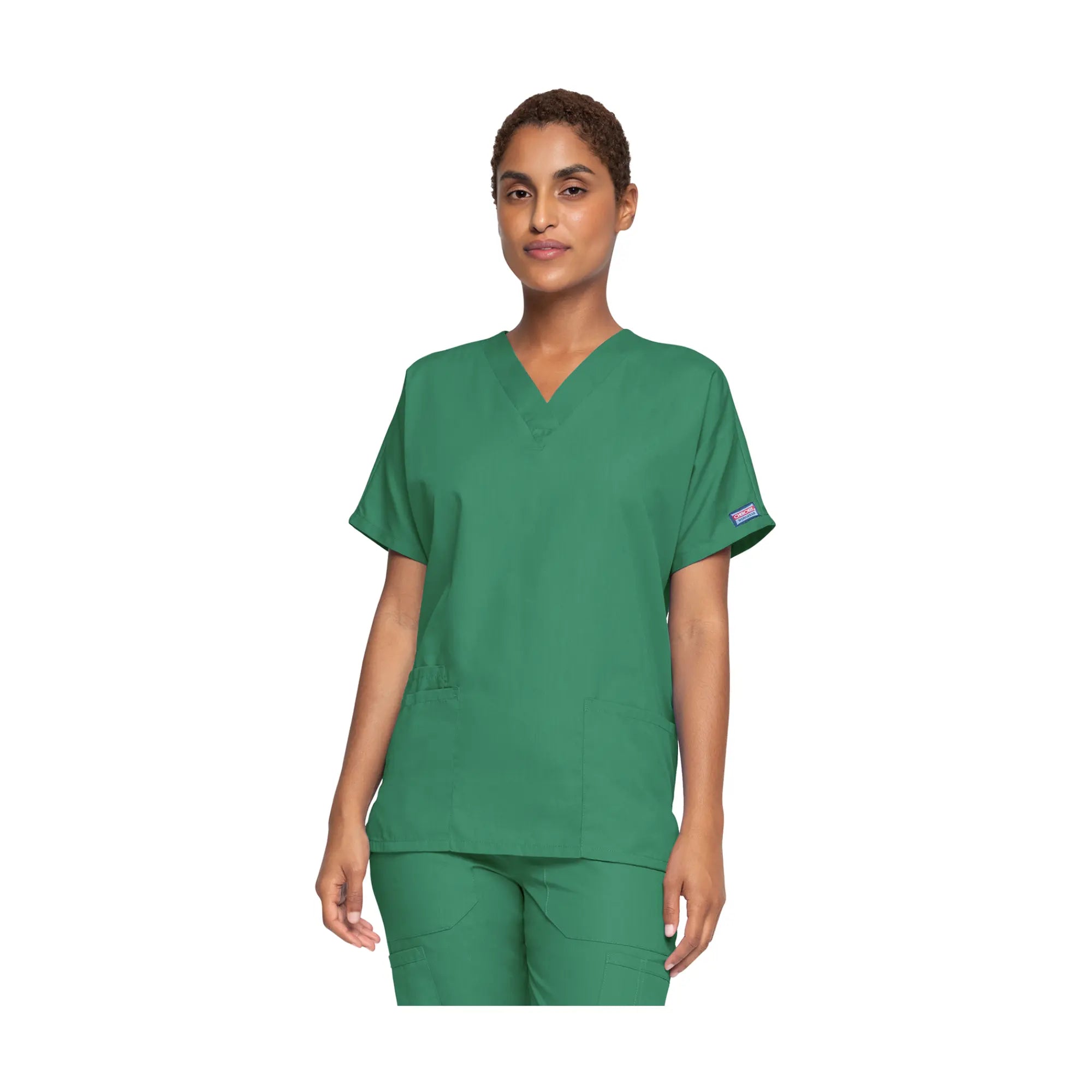 Guéthary - Tunique médicale - Col V - Manches courtes - Femme - Cherokee - Couleur 1 Cherokee Authentic Workwear 