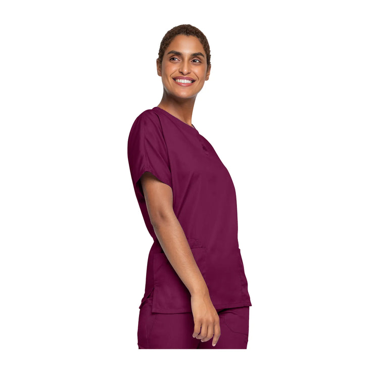 Guéthary - Tunique médicale - Col V - Manches courtes - Femme - Cherokee - Couleur 2 Cherokee Authentic Workwear 