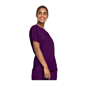 Guéthary - Tunique médicale - Col V - Manches courtes - Femme - Cherokee - Couleur 2 Cherokee Authentic Workwear 