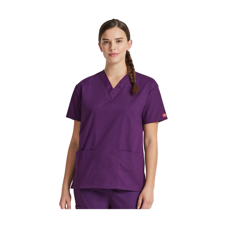 Montreuil - Tunique col V - Femme - Dickies Dickies  Aubergine-XXXL