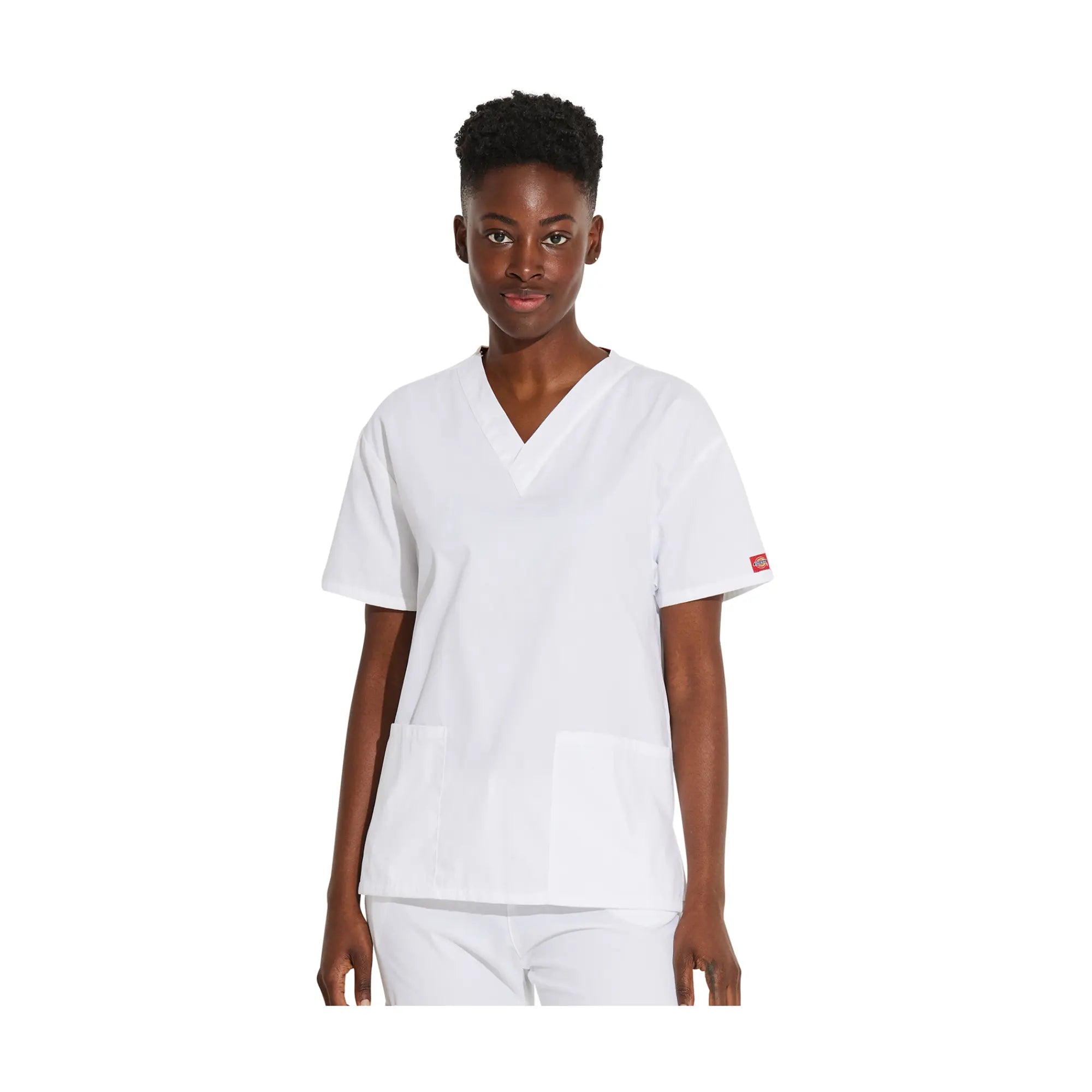 Montreuil - Tunique col V - Femme - Dickies Dickies  Blanc-XXXL