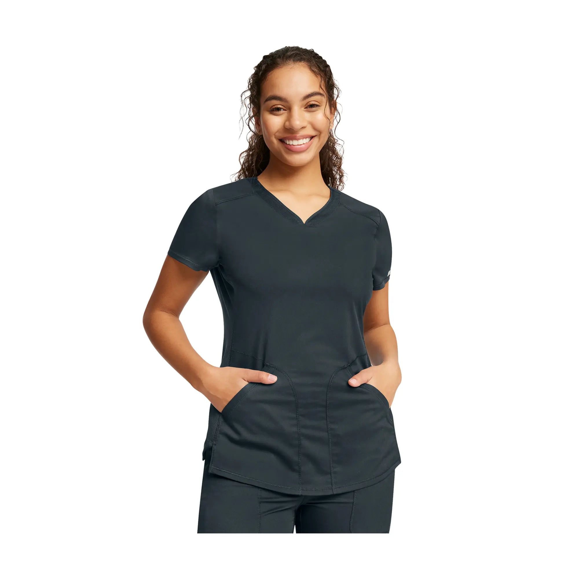 Orx - Tunique médicale - Col V - Femme - Cherokee Cherokee Authentic Workwear  Anthracite-3XL