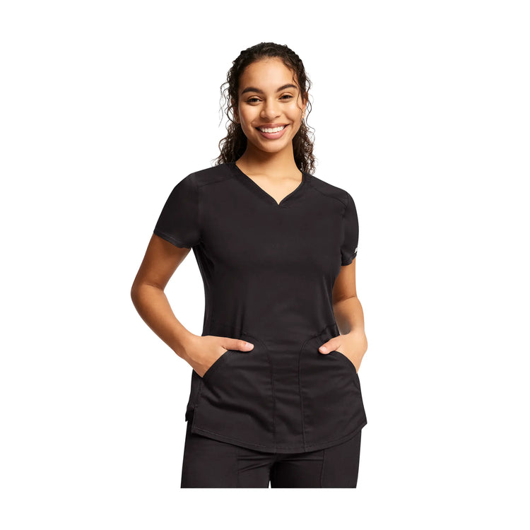 Orx - Tunique médicale - Col V - Femme - Cherokee Cherokee Authentic Workwear  Noir-3XL