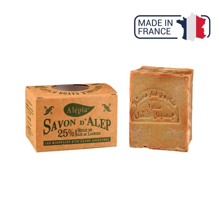 Savon d'Alep 25% de baie de Laurier - 190 g - Alépia Alépia 