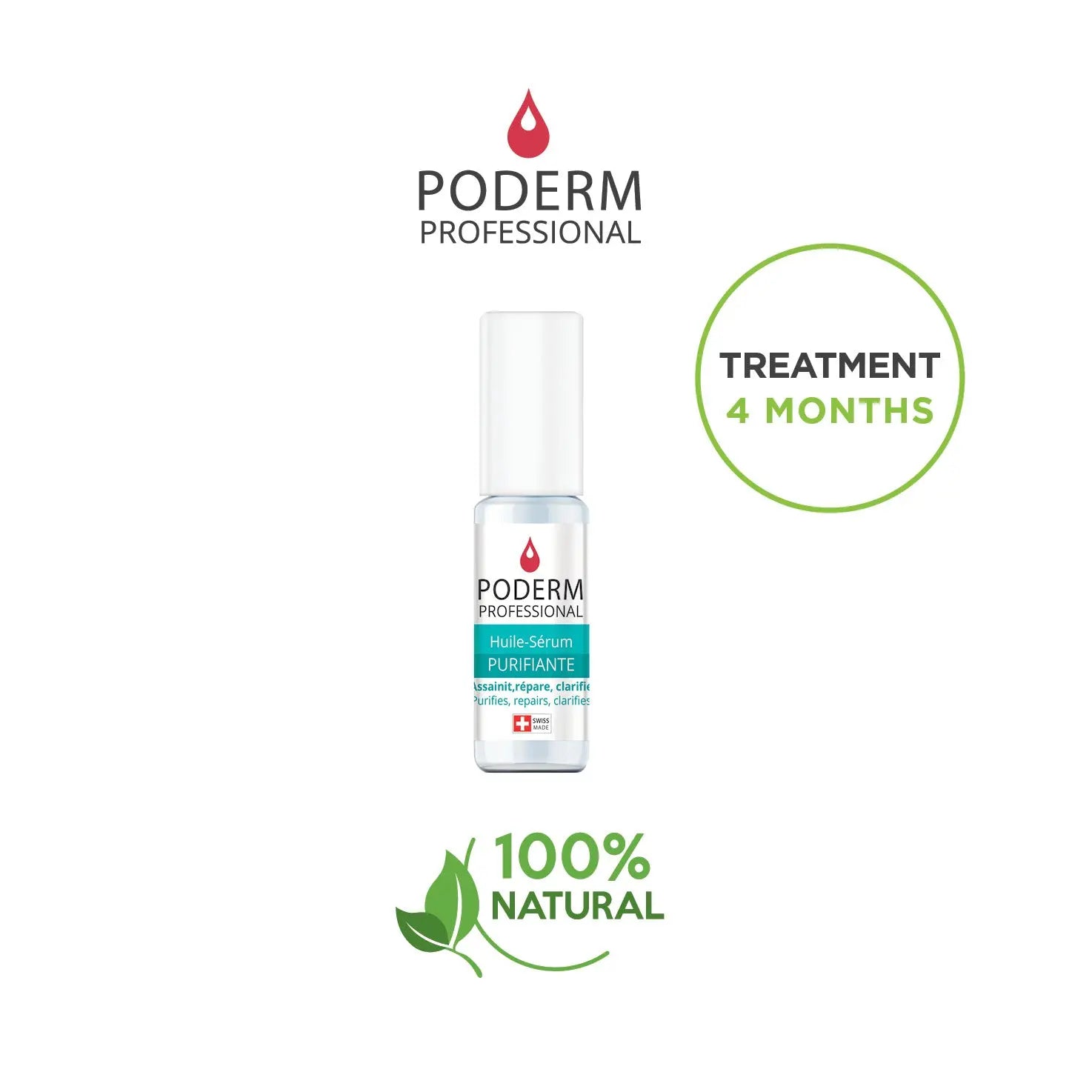 Traitement Sérum Mycose de l'ongle - 8ml - Purifiant - Poderm Professional - My Podologie